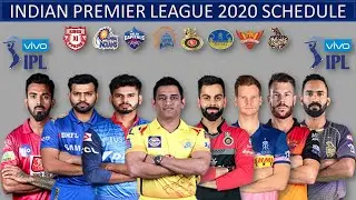 IPL 2020 Schedule. #IPL2020 #IPLSchedule #IPL #CSK #RCB #MI #KXIP #RR #DC #KKR #SH