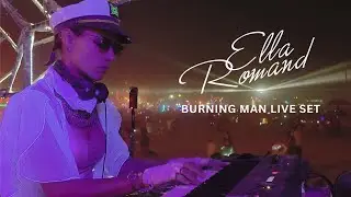 Ella Romand | Burning Man Live Set at Disco Space Shuttle 🚀 (Organic & Deep House with Keys)