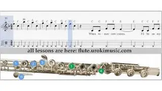 Jessie J - Flashlight - How To Play Western concert flute - Sheet Music Fingering
