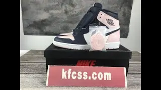 Unboxing Air Jordan 1 High OG &ldquo;Atmosphere&rdquo;  DD9335-641  kfcss dot com