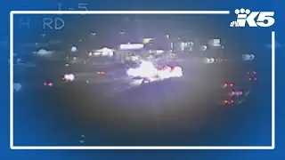 Deadly crash blocks all lanes of SB I-5 near Ferndale