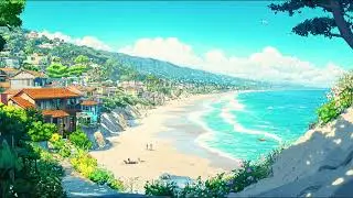 Beautiful Ambient Music For Deep Sleep, Stress Relief and Healing With Waves and Breeze Sounds