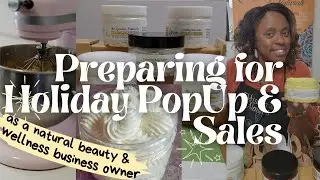 Preparing For Holiday Pop-up Shop and Sales / Restocking Beauty Products for the Holiday