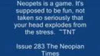 Message to The Neopets Team