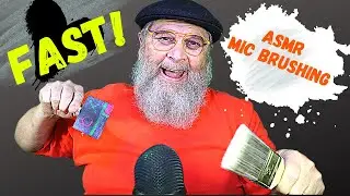 ASMR aggressive mic brushing #asmraggressive #asmrmicbrushing #fastasmr