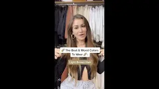 The Best and Worst Colors To Wear With Light Brown Hair #fashion #shorts #hair