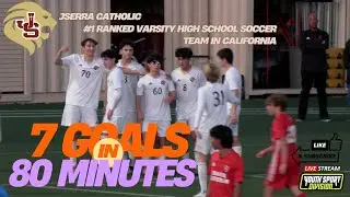 Undefeated Team scores 7 Goals!  JSerra Catholic School is now 5-0 for the season.
