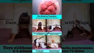 Prepare Uterus for IVF Success | Pre Embryo Transfer Yoga | Fertility Yoga for Proper Implantation