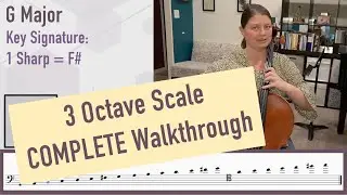 3 Octave Scales: G Major(WITH instructions!)