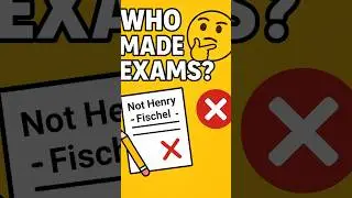 Who invented Exam&nbsp;| The Shocking Truth 😱 #ExamFact #shorts