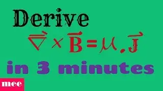 Derive Curl of magnetic field