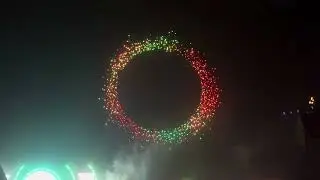 Texas Eclipse Festival 2024 Drone Show (Full) Pt1