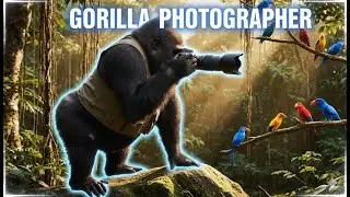 WHEN A GORILLA BECOMES A WILDLIFE PHOTOGRAPHER! 🦍📷