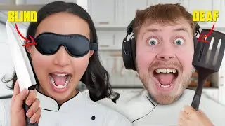 Blind and Deaf Cooking Challenge with Dave!