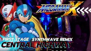 Central Highway(First Stage) - Megaman X Synthwave Arranged Soundtrack