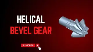Helical Bevel Gear in AutoCAD 3D