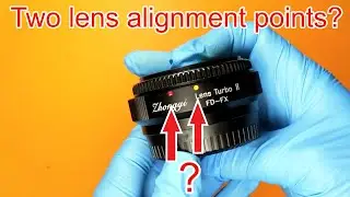 Quick Tip : Proper mounting on Canon FD Focal Reducer (Lens Turbo).