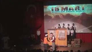 AMASYA SINAV LİSESİ 18 MART ÇANAKKALE ŞEHİTLERİ ANMA PROGRAMI