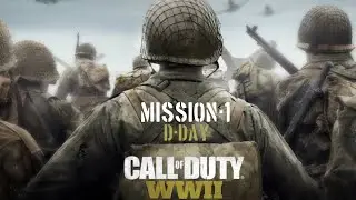 CALL OF DUTY WW2 Walkthrough Gameplay - D-DAY- Campaign Mission 1 (COD World War 2) #COD #WW2
