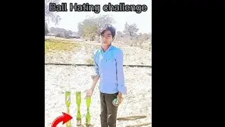 Cricket botal Yorker eating what of challenge small little challenge #viralvideo  #cricket 