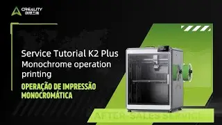 Operação de Impressão Monocromática – Tutorial K2 Plus
