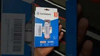 Consistent 256GB NVMe PCle M.2 SSD 2280, 3D NAND with SLC Cache Storage ₹1600 #shorts #tech_thesumit
