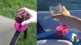 Never Spill Your Wine Again With This Wine Glass Holder