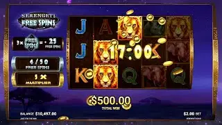 Serengeti Gold Online Slot from Microgaming