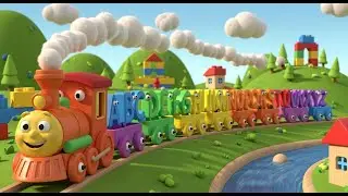 The Alphabet Train Adventure | ABC Train Song | ABC for Kids | Nursery Rhymes & Songs #kidsfun