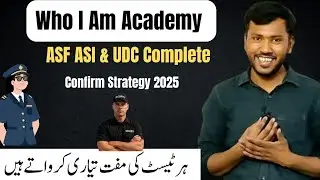 ASF ASI & UDC Complete Preparation 🔥 | Selection Confirm Strategy 2025! #whoiamacademy 
