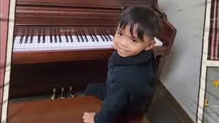 [ #GerjanStory ] : First Piano Lesson 🎹🐾 | A Fun and Musical Milestone!