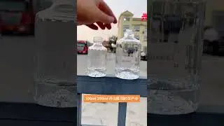 100 ml.250ml.500ml.3 models can be selected, beautiful crystal white glass bottles,