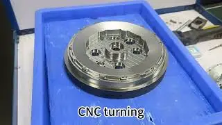 Watch precision in real time. ✨High-speed CNC cutting metal with micron-level accuracy