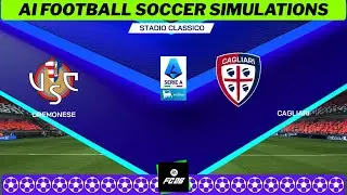 CREMONESE vs CAGLIARI ⚽ Серия А 2025/26, тур 19 🟩 EA FC 26 Simulation