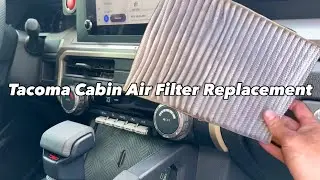 2024-2025 Toyota Tacoma How to Replace Cabin Air Filter 2026