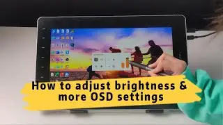 How to Adjust GAOMON PD1610 2.5K Pen Display Brightness & More OSD Settings🔍