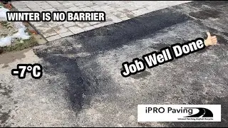 Infrared Paving Technology/ works  -7 Degrees!