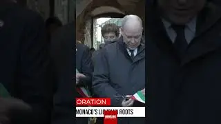 Prince Albert II Inaugurates Restored Clavesana Castle! #shorts