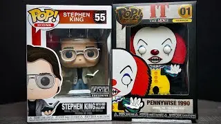 Funko POP Pennywise 1990 Pin and Steven King Red Balloon FYE Exclusive