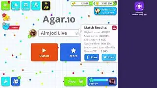 Aimjod agario live #agario #Miniclips