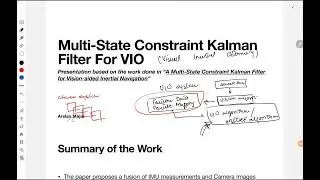 MSCKF | Multi State Constrain Kalman FIlter