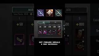 Get Firearm Medals and Mini Materials ❤️ #pubgmobile #pubg