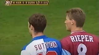 West Ham United v Blackburn Rovers 1994-95 FULL MATCH PREMIER LEAGUE