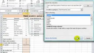 Different COUNT functions