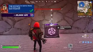 Fortnite - Forge And Acquire The Splinter Blades At The Spirit Forge (Story Quests)