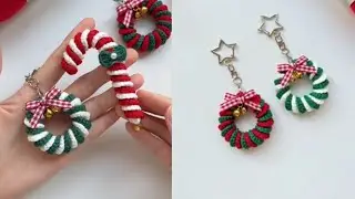 Super Simple Christmas Wreath and Candy Cane Tutorial 