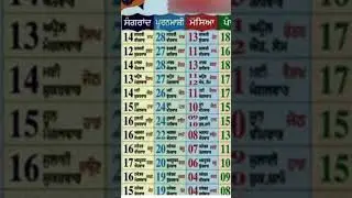 #waheguru ji # dates # desi #month# sangrad#pooranmashi#masya##