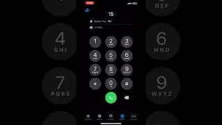 iPhone keypad