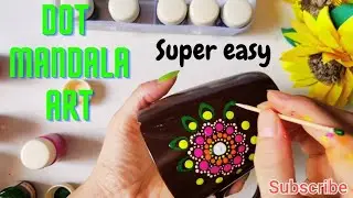 Dot Mandala Art for Beginners || Easy Dot Mandala Art without Dotting Tools
