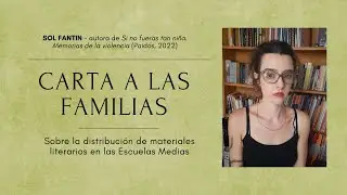 SOL FANTIN: Carta a las familias